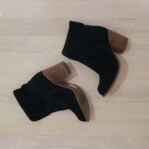 Black ankle booties